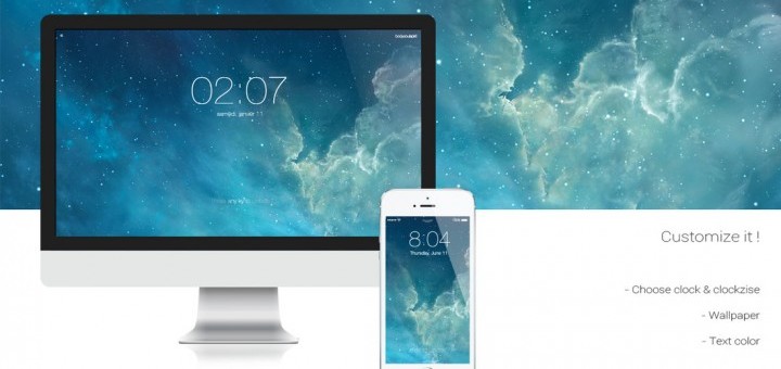 Un économiseur d&rsquo;écran à la sauce iOS 7 pour votre Mac!