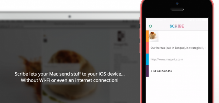 Transférer votre presse-papier entre Mac OS et iOS avec Scribe!