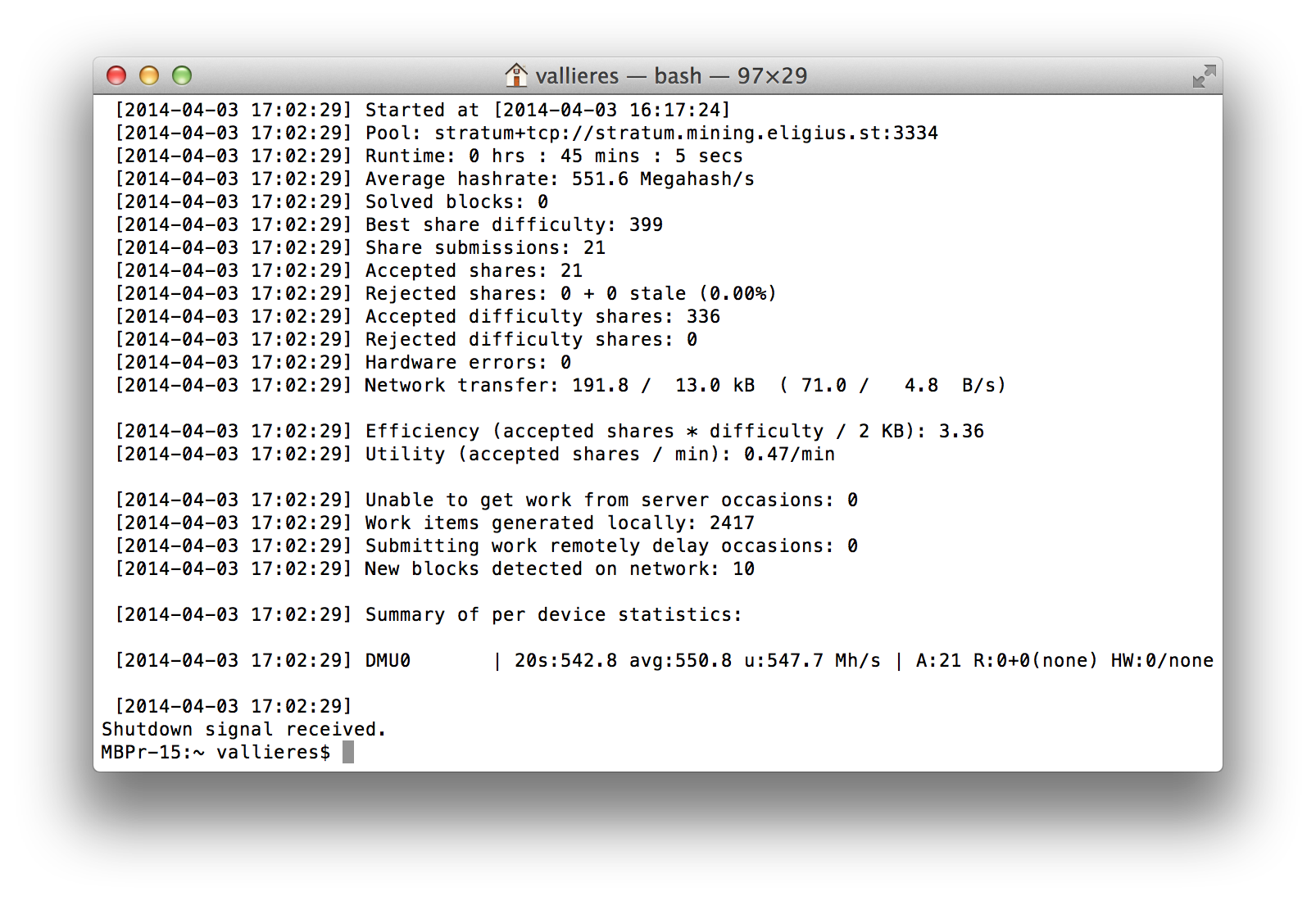 DualMiner USB (B+L) BTC