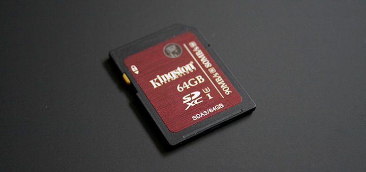 Carte SDHC/SDXC UHS-I U3 64Go de Kingston [Test]