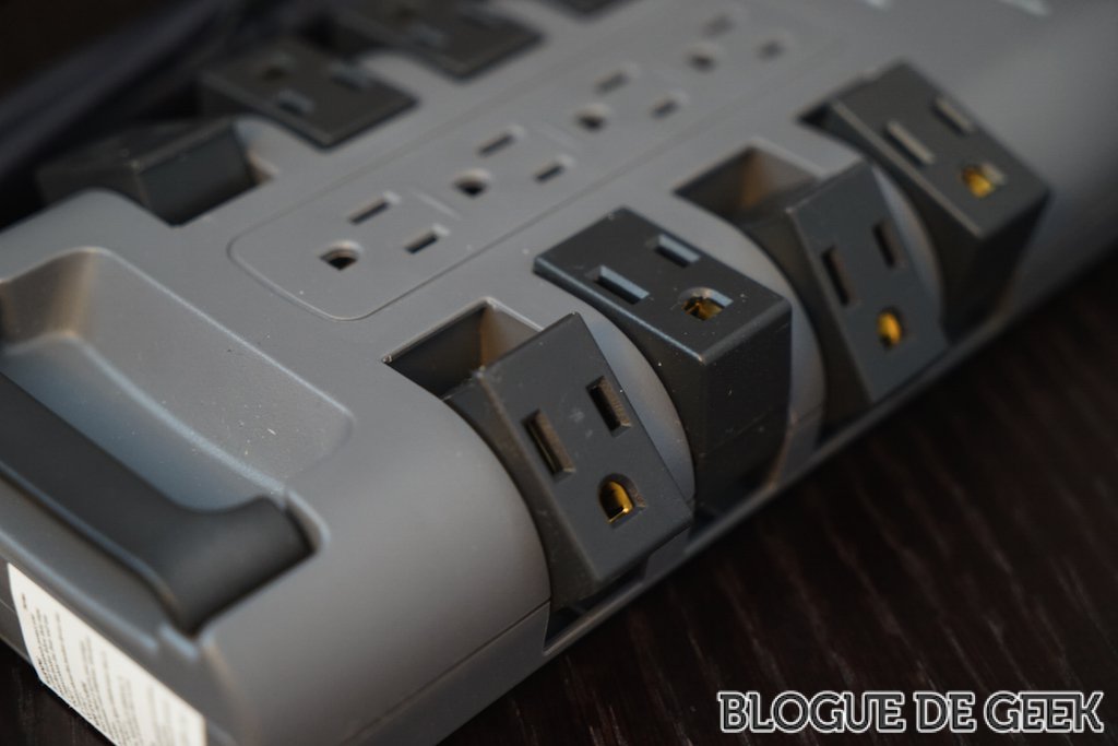 Belkin Pivot, barre de surtension