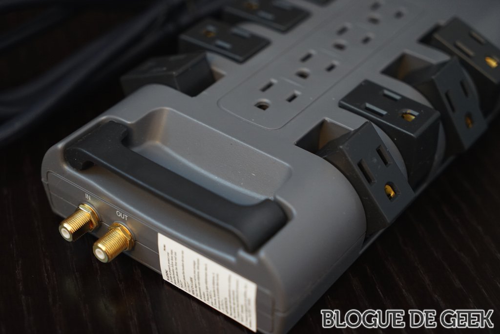 Belkin Pivot, barre de surtension