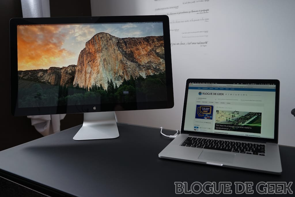 Thunderbolt Display d&rsquo;Apple
