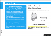 Nintendo Wii instructions page 10 (anglais)