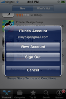 App Store et compte iTunes 3.0b4 2
