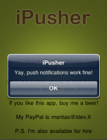 iPusher Test