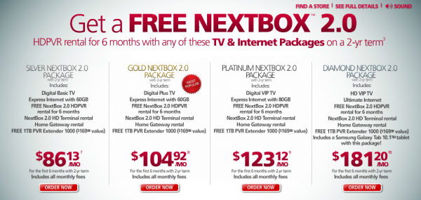 Rogers Netbox - Forfaits
