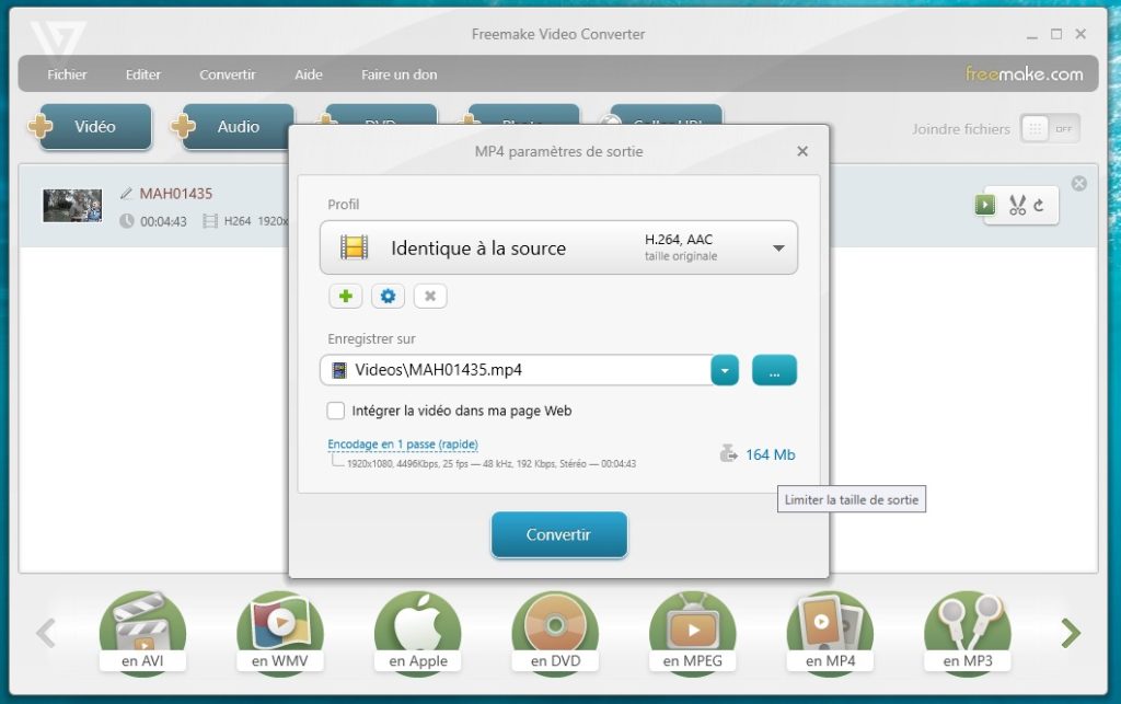 Comment compresser la taille des fichiers vidéo pour minimiser l